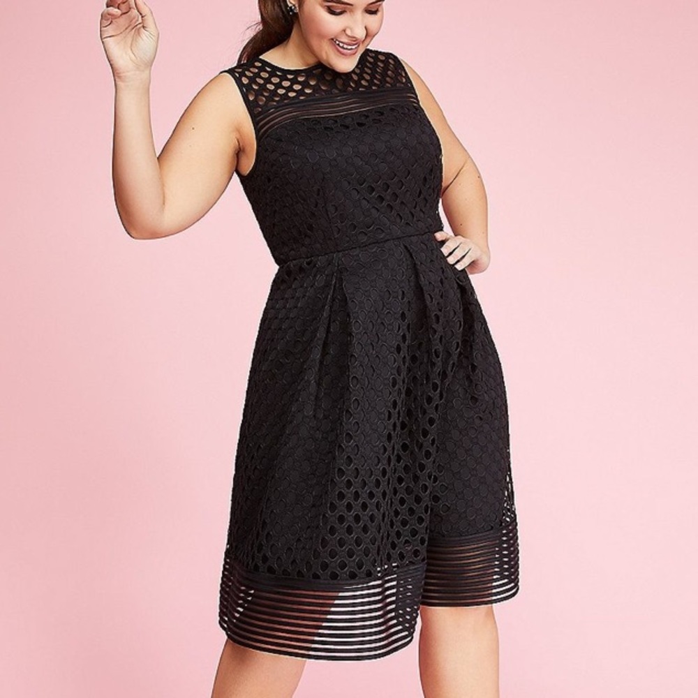 New Without Tags NWOT Black Dress Lane Bryant 22
